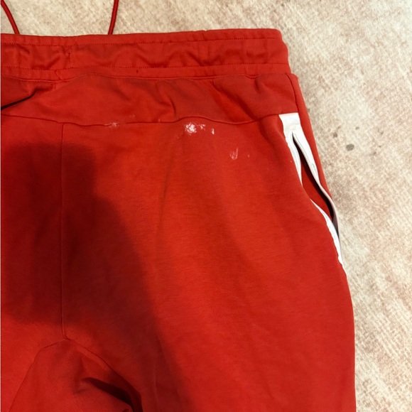 Nike Tech Bright Red Sweatpants - Picture 4 of 4